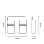 Mobile Phone Charging Storage Rack Punch-free Sticky Storage Box