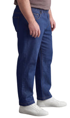 Men’s Lightweight Casual Elastic Waist Pull-On Jeans – Denim & Twill Pants with Easy Fit