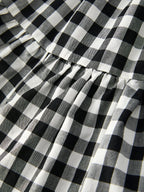 Mommy & Me Plaid Girl Smocked Ruffle Dress
