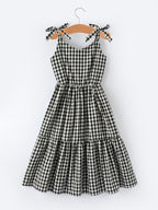 Mommy & Me Adult Plaid Smocked Dress