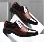 summer new shoes men's business dress large size shoes fashion hundred tower wedding shoes