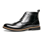 Rubber Brown Winter Boots Man