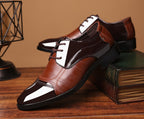 summer new shoes men's business dress large size shoes fashion hundred tower wedding shoes