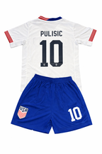 Christian Pulisic USA Kids Soccer Jersey Set Football Youth Toddler