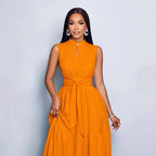 Strap And Lace Patchwork Dress For Women