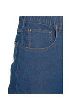 Men’s Lightweight Casual Elastic Waist Pull-On Jeans – Denim & Twill Pants with Easy Fit
