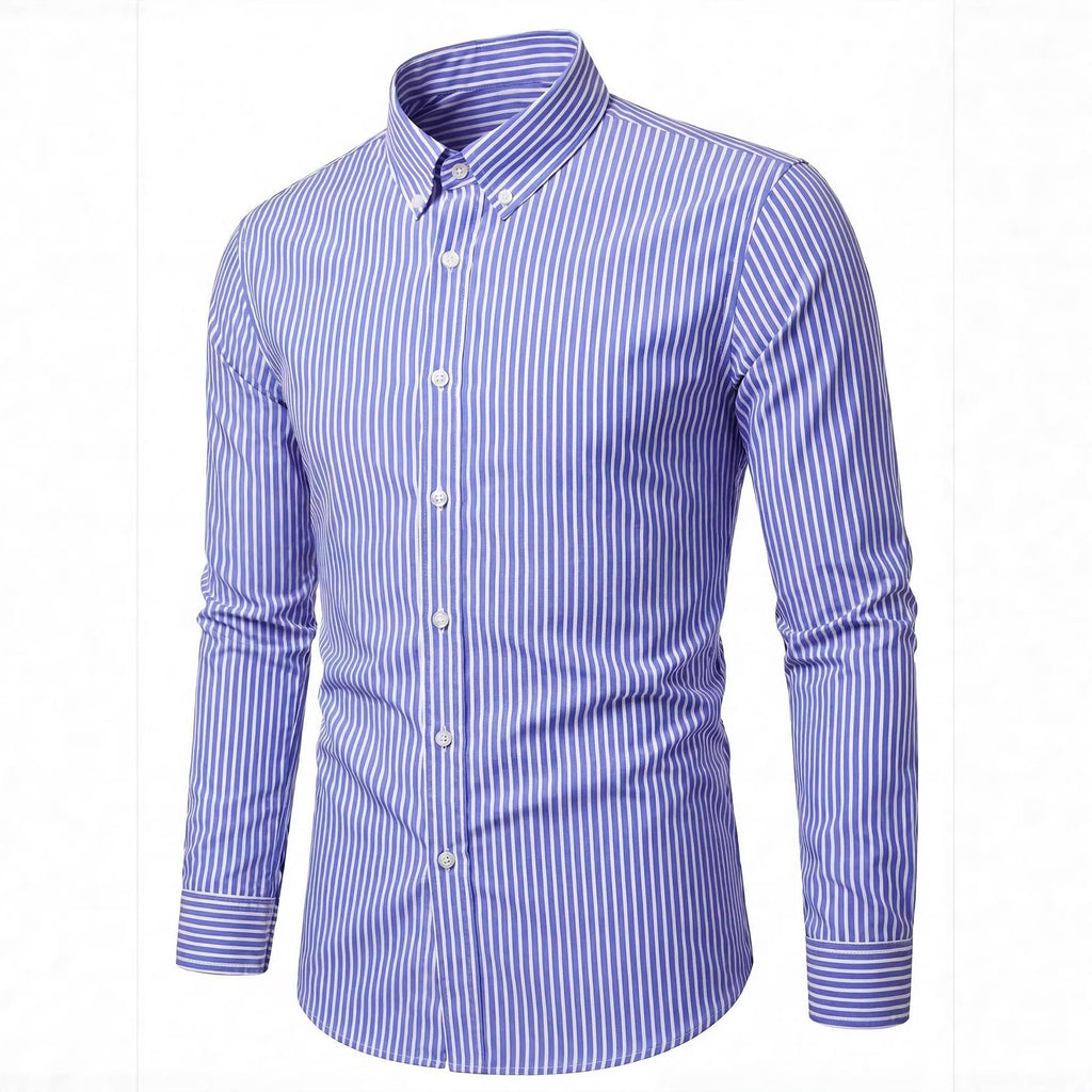 Men's Long-sleeve Striped Shirt
