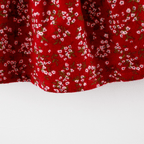Modern Retro Girl Dress  For Winter Newborn Infant Dress Fashion Cute Cotton Floral Bow baby Party Dress